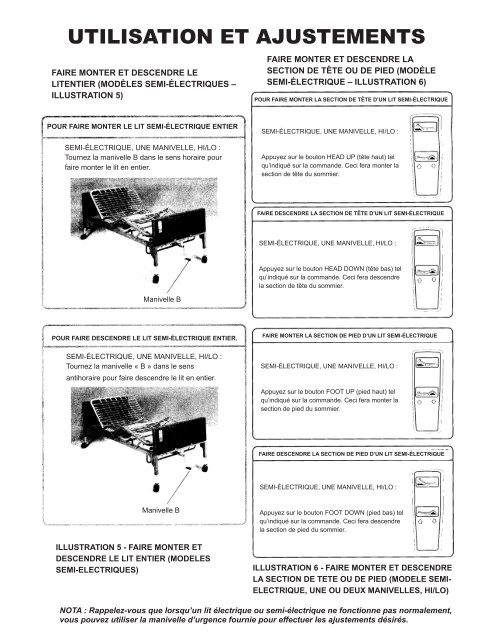 ELECTRIC AND MANUAL BEDS