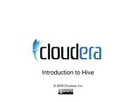 Introduction to Hive - Cloudera Blog