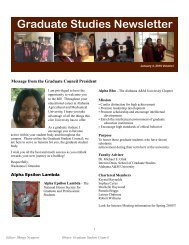 Fall 2009 / 2010 Newsletter - Welcome to Alabama A&M University