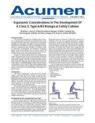 Ergonomic Considerations In The Development Of ... - Baker Company