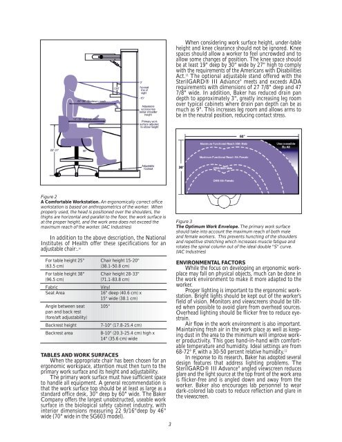 Ergonomic Considerations In The Development Of ... - Baker Company