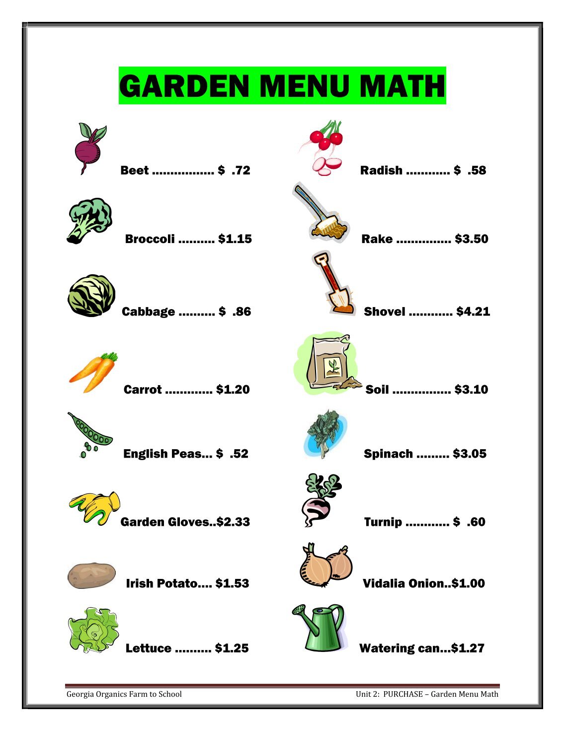 menu math worksheets free math worksheets for grade 1