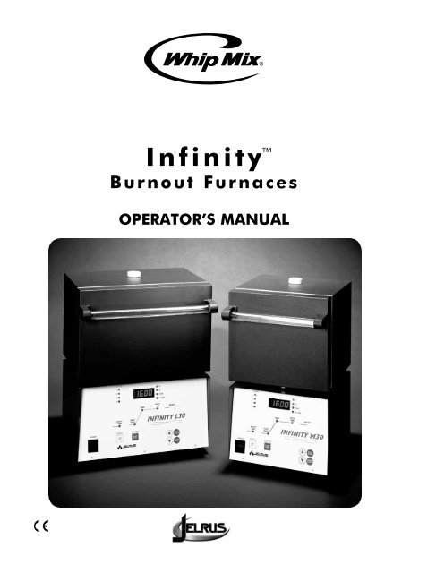 Infinity Operations Manual (15441, 15641, 15253, 15653) - Whip Mix