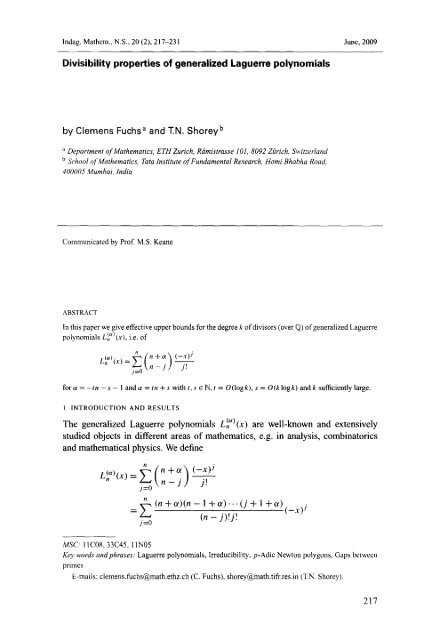 Divisibility properties of generalized Laguerre polynomials