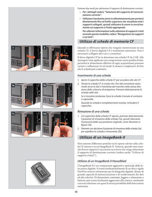 Manuale d'uso - Hasselblad