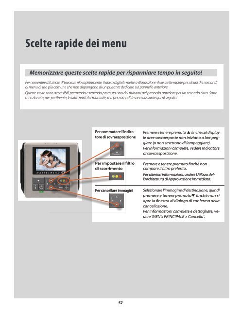 Manuale d'uso - Hasselblad