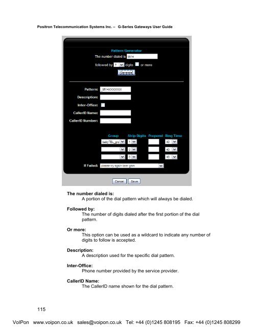 Positron G-Series User Manual (PDF)