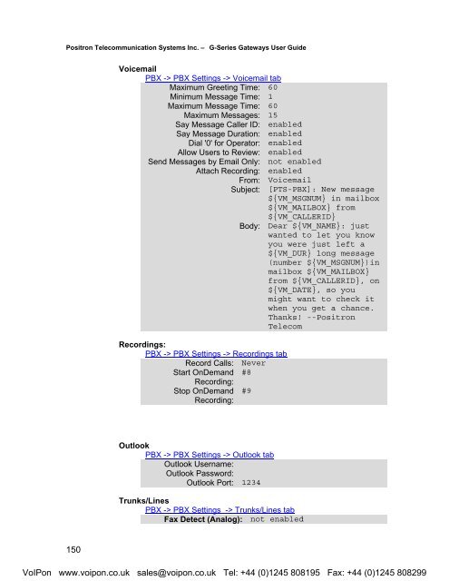 Positron G-Series User Manual (PDF)