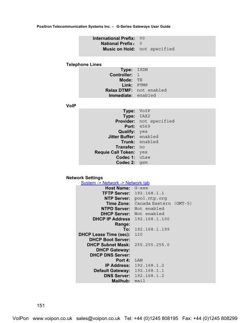 Positron G-Series User Manual (PDF)