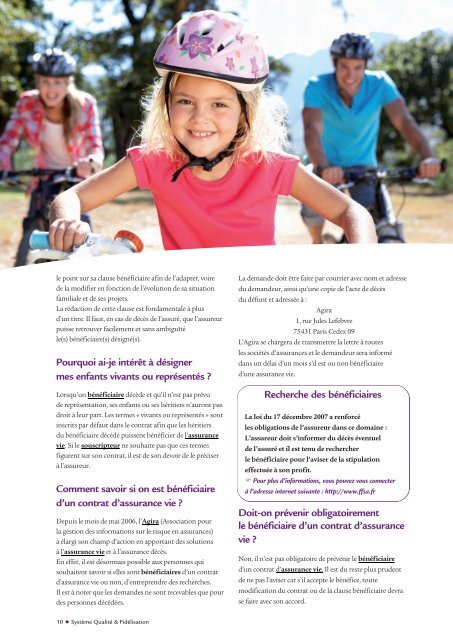 FAQ + lexique Vie individuelle.pdf - Swiss Life