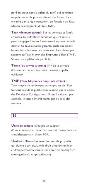 FAQ + lexique Vie individuelle.pdf - Swiss Life