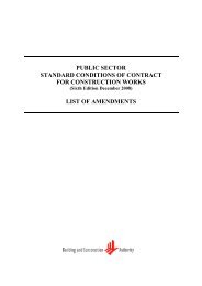 public sector standard conditions of contract for construction works ...