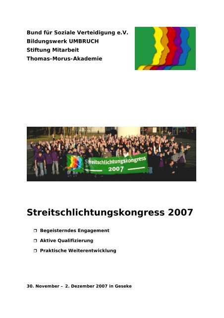 Streitschlichtungskongress 2007