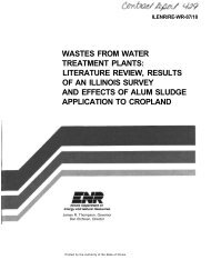 Wastes from water treatment plants : literature review, results of an ...