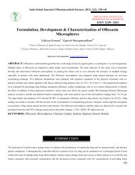 Formulation, Development & Characterization of Ofloxacin ...