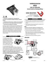 Solid-Core Adjustable Current Switch w/Command Relay