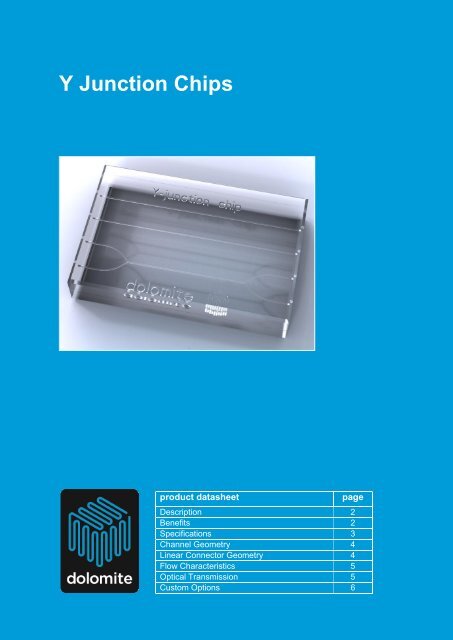 datasheet - Dolomite Microfluidics