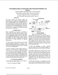 VLSI implementation of a real-time video watermark embedder and ...
