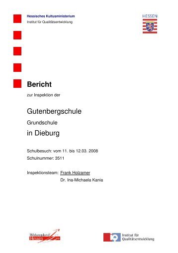 Bericht Gutenbergschule in Dieburg