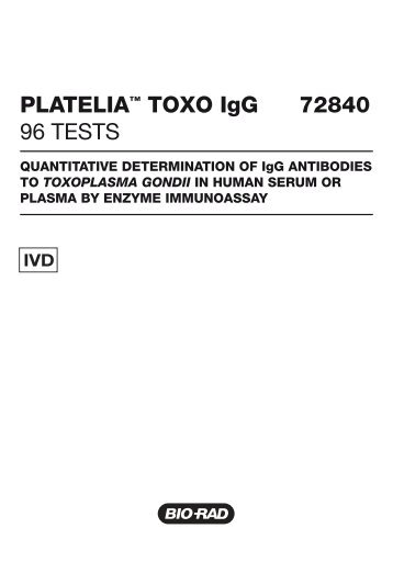 72840-Platelia Toxo IgG.pdf - BIO-RAD