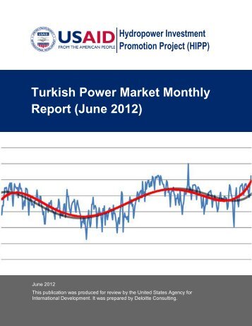 Turkish Power Market Monthly Report (June 2012) - Hydropower ...