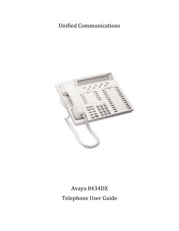 8434D Multi-button Phone (PDF)