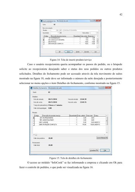 InfoCook â MÃ³dulo para o Envio e Controle de Pedidos de Cozinha