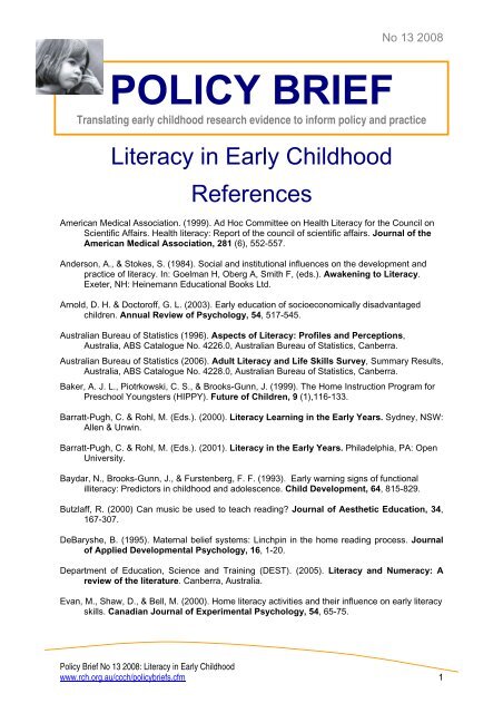 Awakening to Literacy