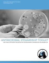 antimicrobial stewardship toolkit - Greater New York Hospital ...