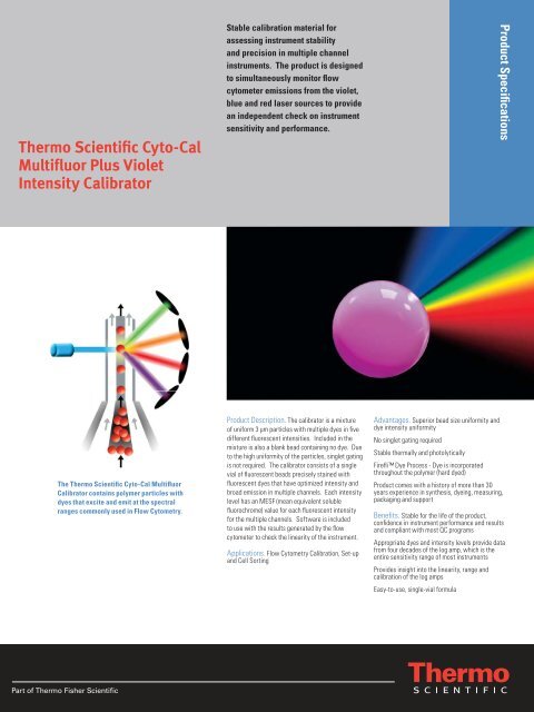 Thermo Scientific Cyto-Cal Multifluor Plus Violet Intensity Calibrator
