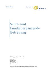 Schul- und familienergÃ¤nzende Betreuung - Neue Luzerner Zeitung