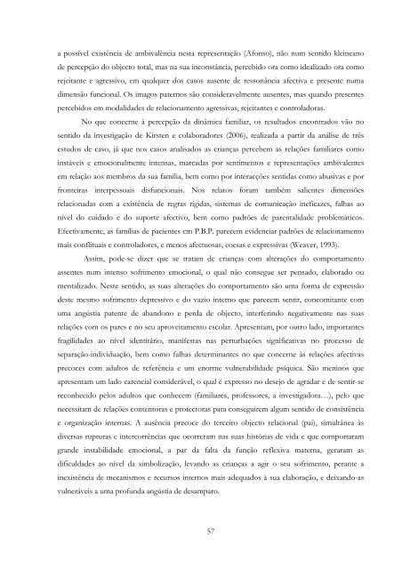 Na Terra do Nunca, no lugar de ninguÃƒÂ©m: dinÃƒÂ¢mica familiar ...