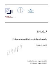 Perioperative antibiotic prophylaxis in adults - Sistema Nazionale ...