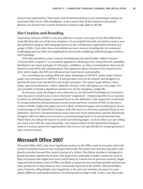 Microsoft SharePoint. Building Office 2007 Solutions in VB 2005 ...