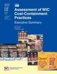 Assessment of WIC Cost-Containment Practices ... - Abt Associates