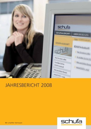 JAHRESBERICHT 2008 - Schufa