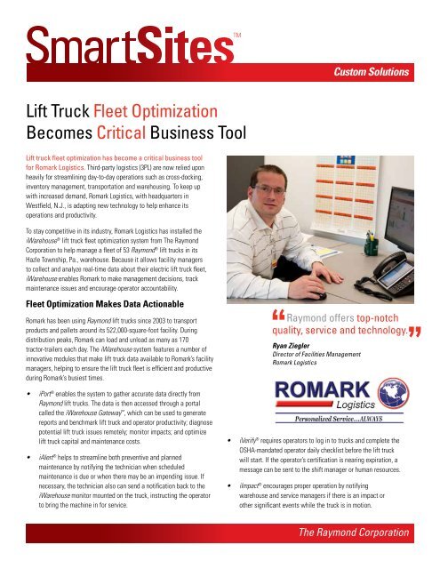 View Article in PDF Format - Raymond Corporation