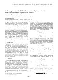 Nonlinear phenomena in fluids with temperature-dependent viscosity