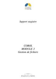 Cobol - MODULE 3 - Gestion de fichiers - resoo.org