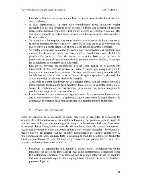 Proyecto: AdaptaciÃ³n al Cambio ClimÃ¡ticoâ¦ - Caribbean ...