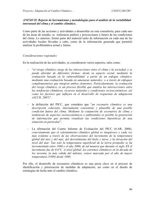 Proyecto: AdaptaciÃ³n al Cambio ClimÃ¡ticoâ¦ - Caribbean ...