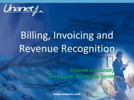Resources and presentation notes - Unanet Technologies