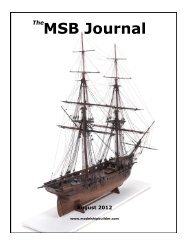 August 2012 - Model Ship Builder