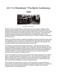 Ch 11-3 Worksheet 1The Berlin Conference 1884