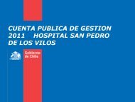 Cuenta Publica 2011 - Servicio de Salud Coquimbo