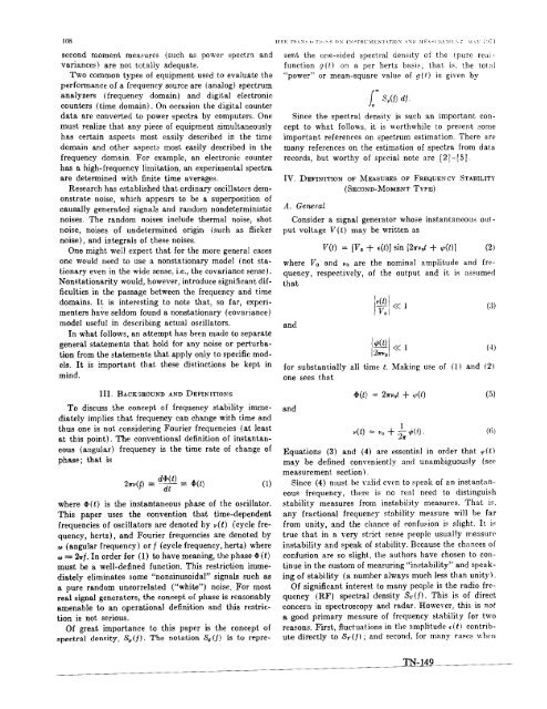 NIST Technical Note 1337: Characterization of Clocks and Oscillators