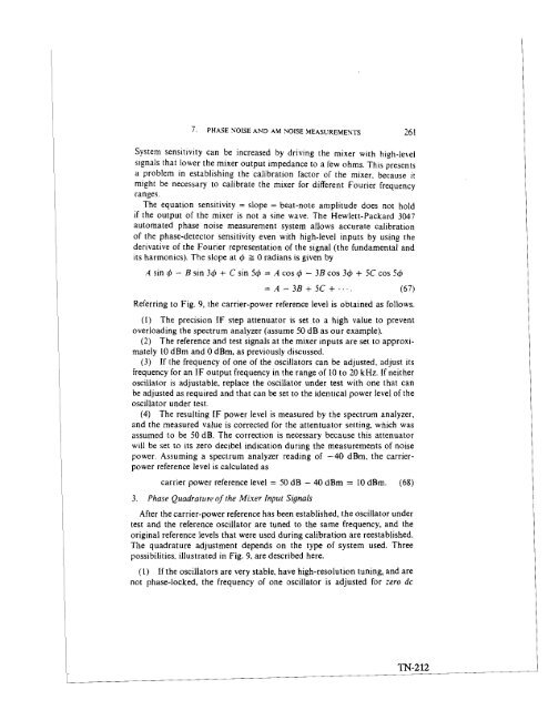 NIST Technical Note 1337: Characterization of Clocks and Oscillators