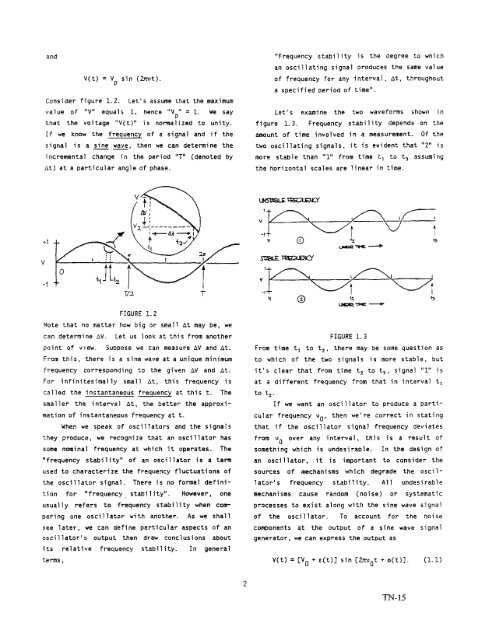 NIST Technical Note 1337: Characterization of Clocks and Oscillators