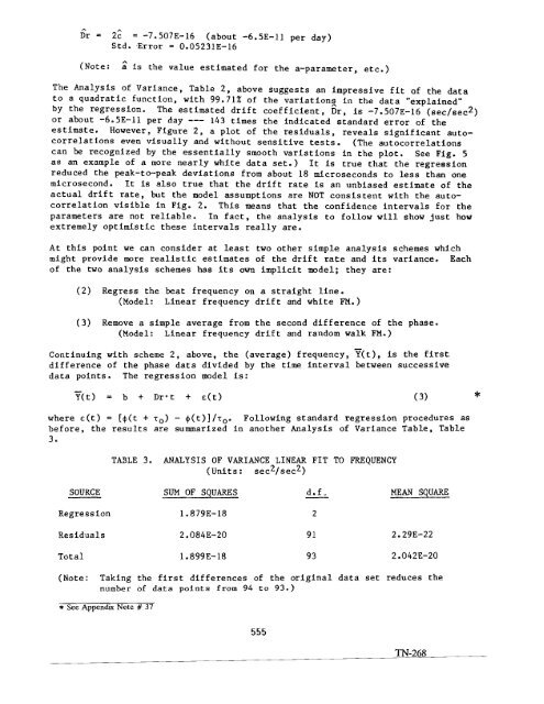 NIST Technical Note 1337: Characterization of Clocks and Oscillators