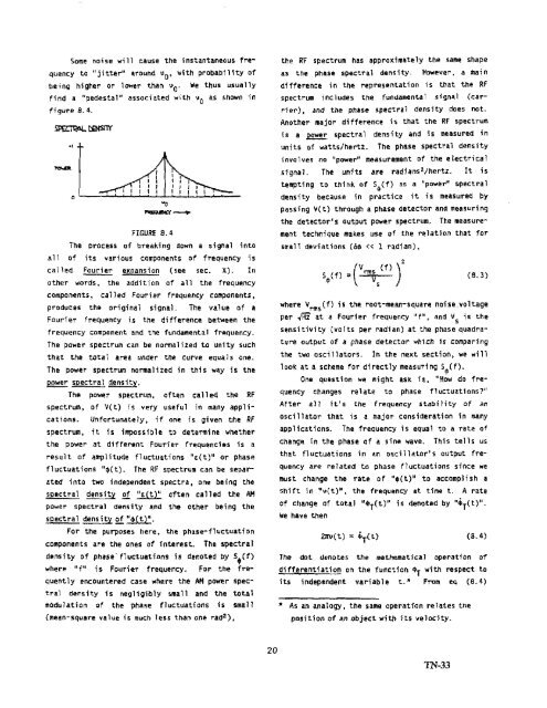 NIST Technical Note 1337: Characterization of Clocks and Oscillators